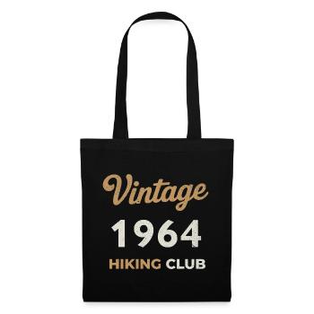 Millésime 1964 – Année de naissance rétro du Yachting Club - Sac en tissu - noir - Devant