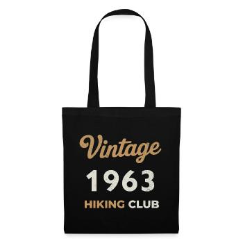 Vintage 1963 – Sailing Club Retro Birth Year - Tote Bag - black - Front