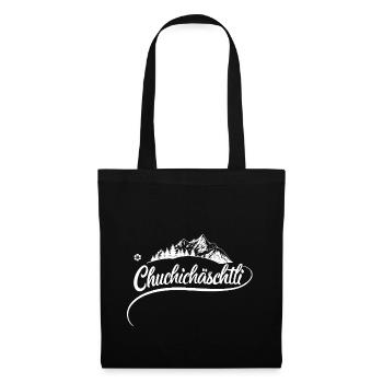 Chuchichäschtli - Swiss cult term - Tote Bag - black - Front