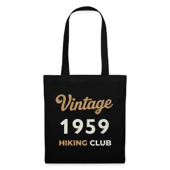 Millésime 1959 – Année de naissance rétro du Yachting Club - Sac en tissu - noir - Devant