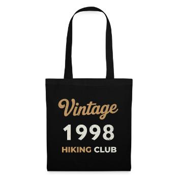 Millésime 1998 – Année de naissance rétro du Yachting Club - Sac en tissu - noir - Devant