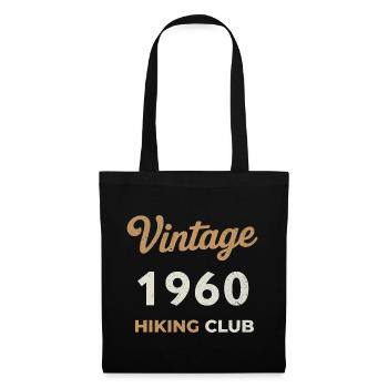 Vintage 1960 – Sailing Club Retro Birth Year - Tote Bag - black - Front