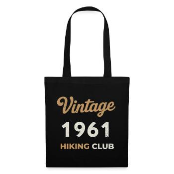 Vintage 1961 – Sailing Club Retro Birth Year - Tote Bag - black - Front
