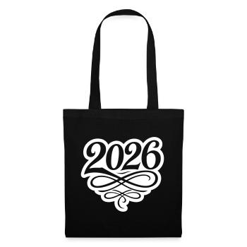 2026 year - Tote Bag - black - Front