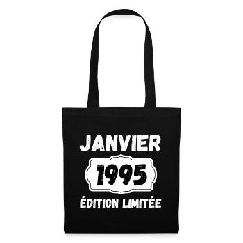 Janvier 1995 Édition Limitée Anniversaire - Sac en tissu - noir - Devant