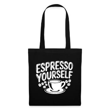 Espressez-vous Coffee Delicies - Sac en tissu - noir - Devant