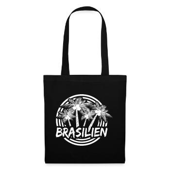 Ferien Brasilien - Stoffbeutel - Schwarz - Vorne