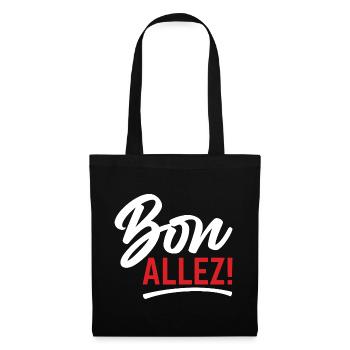 Bon Allez Humour Français Résignation - Sac en tissu - noir - Devant