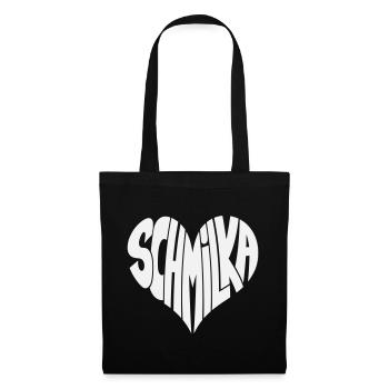 Schmilka, Ba Schandau Heart Lettering - Tote Bag - black - Front