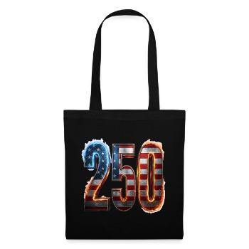 250 Years Of America - Stoffbeutel - Schwarz - Vorne