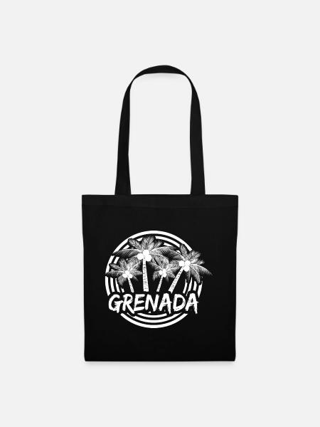 Grenada - Stoffbeutel - Schwarz