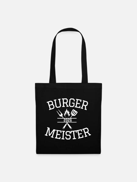 Burger Meister - Stoffbeutel - Schwarz