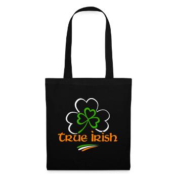 True Irish - Stoffbeutel - Schwarz - Vorne