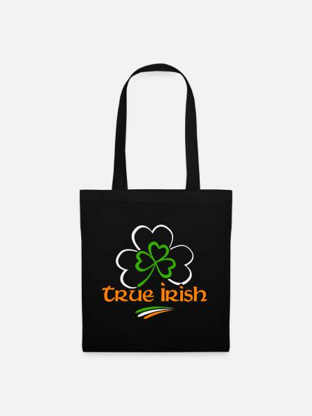 True Irish - Stoffbeutel - Schwarz