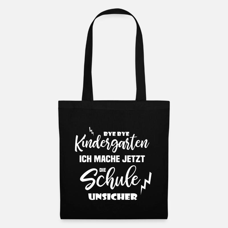 Einschulung Schuleinführung Schulkind - Stoffbeutel - Schwarz