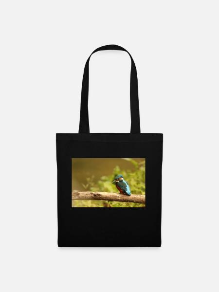 Eisvogel - Stoffbeutel - Schwarz