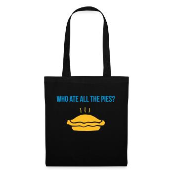 who ate all the pies - Sac en tissu - noir - Devant