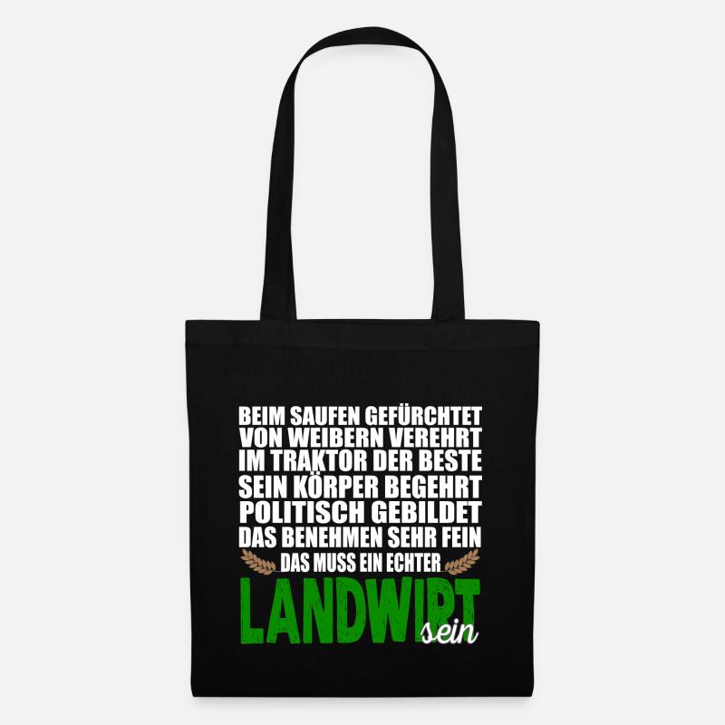 LANDWIRT - Stoffbeutel - Schwarz