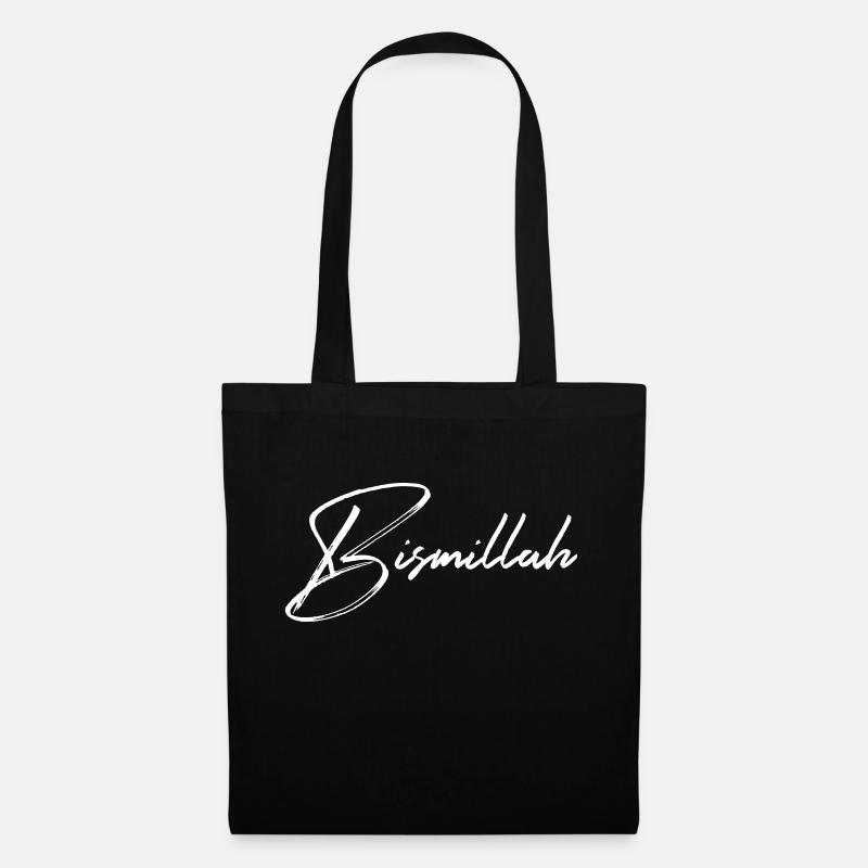 bismillah - Stoffbeutel - Schwarz