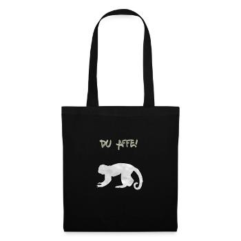 Espèce de singe - Sac en tissu - noir - Devant