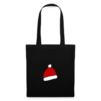 Cadeau bonnet - Sac en tissu - noir - Devant