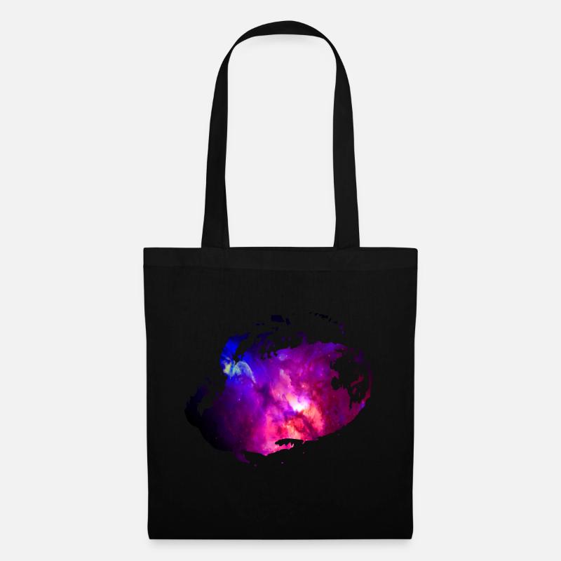 Weltraum All Galaxie Geschenkidee - Stoffbeutel - Schwarz