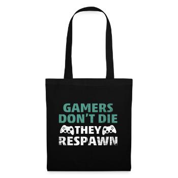Joueuse - Sac en tissu - noir - Devant