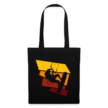 kitesurfing - Sac en tissu - noir - Devant