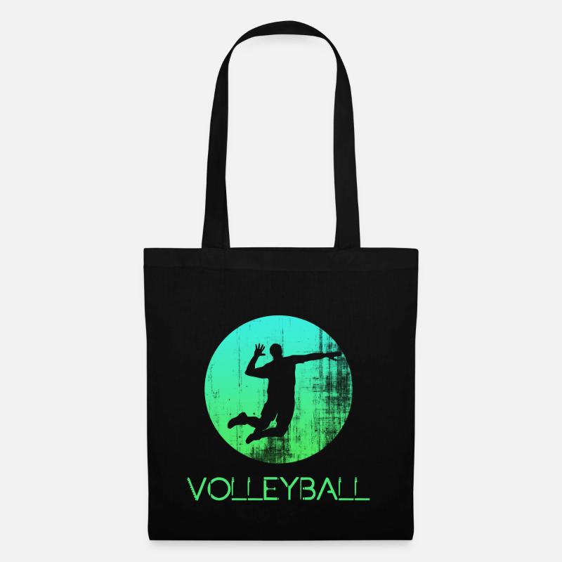 Volleyball - Stoffbeutel - Schwarz