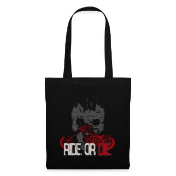 motorcycle - Tote Bag - black - Front
