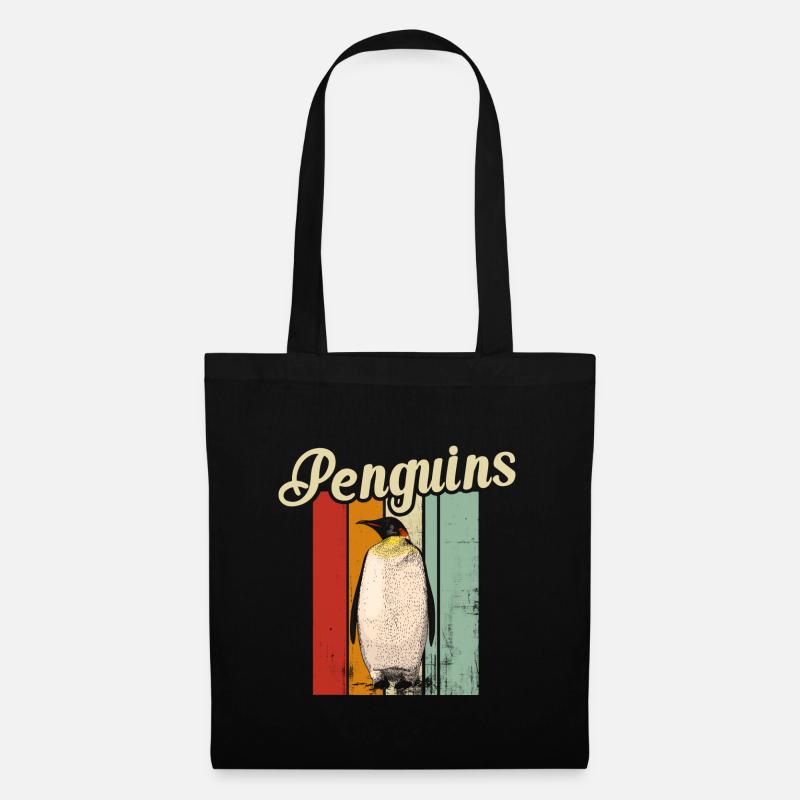 penguins - Tote Bag - black