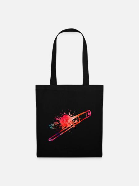 trombone - Tote Bag - black