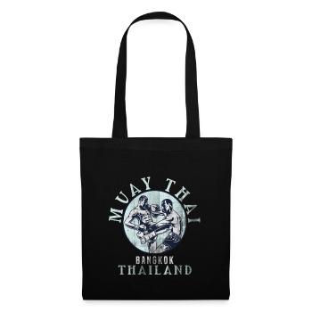 Muay Thai - Sac en tissu - noir - Devant