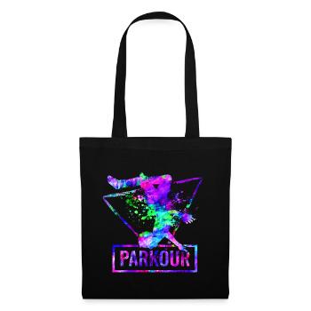 Parkour - Sac en tissu - noir - Devant