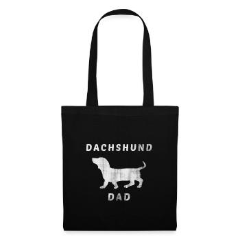 Dackel - Stoffbeutel - Schwarz - Vorne