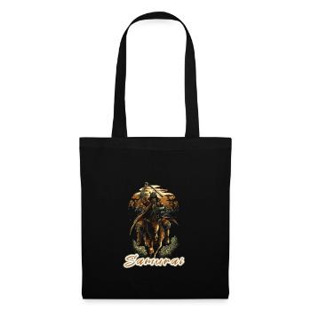 samouraï - Sac en tissu - noir - Devant