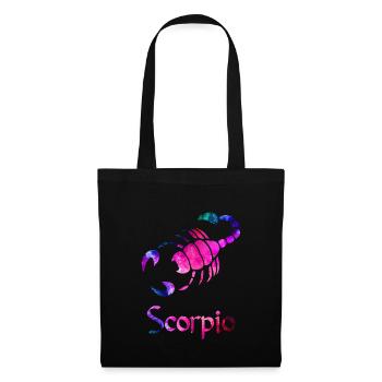 Skorpion - Stoffbeutel - Schwarz - Vorne