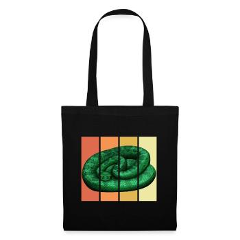 Snake - Tote Bag - black - Front