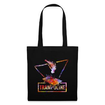 trampoline - Sac en tissu - noir - Devant