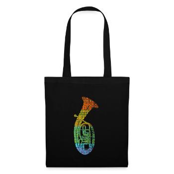 Cor ténor - Sac en tissu - noir - Devant