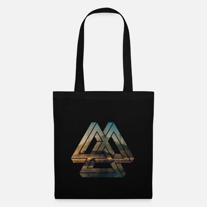 Montagne - Sac en tissu - noir