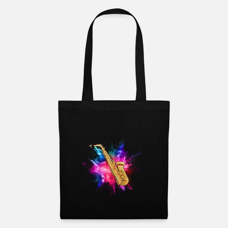 saxophone - Sac en tissu - noir