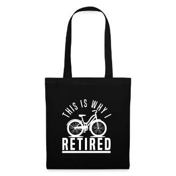 Retired - Tote Bag - black - Front