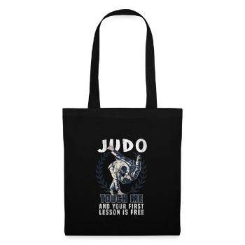 Judo - Sac en tissu - noir - Devant