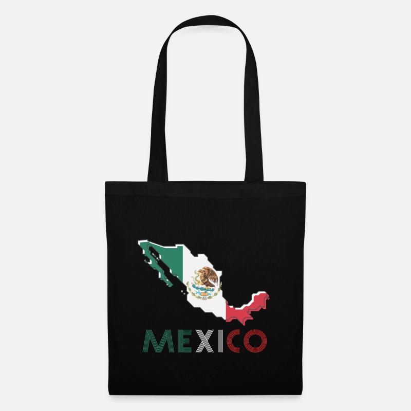 Mexiko - Stoffbeutel - Schwarz