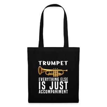 Trompete - Stoffbeutel - Schwarz - Vorne