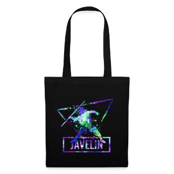 Lancer des lances - Sac en tissu - noir - Devant
