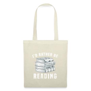 I would rather read - Tote Bag - nature - Front