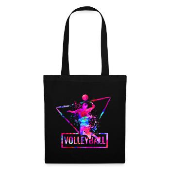 volley- - Sac en tissu - noir - Devant