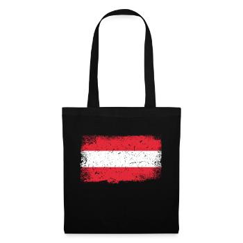 Austria Flag - Tote Bag - black - Front